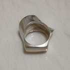 Vintage design hopea sormus 925 - pikkukuva 4