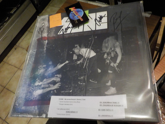 STONE - NO ANAESTHESIA: DEMO/LIVE LP KOKO BÄNDIN NIMMAREILLA