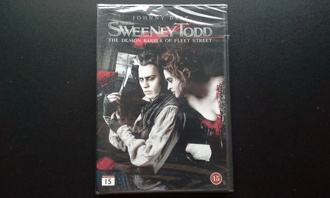 DVD: Sweeney Todd (Johnny Depp 2007) UUSI