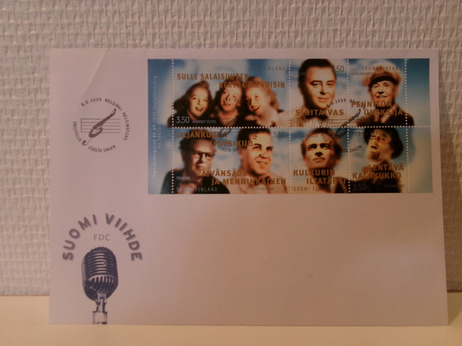 FDC- ensipäiväkuori - Suomi viihde - 1999