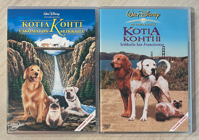 Walt Disney: KOTIA KOHTI 1&2 (2DVD) puhuttu suomeksi