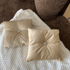 Vaalean beige koristetyyny 2kpl - pikkukuva 2