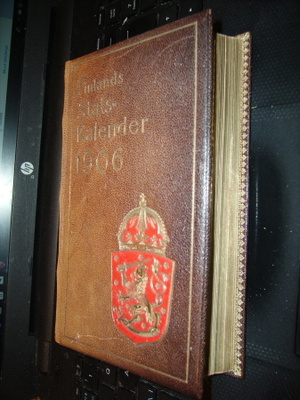 Finlands Statskalender 1906 ( sis. postikulun )