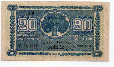 20 mk  1945  Litt. B
