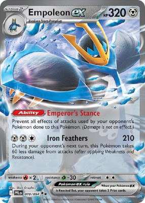 Empoleon ex 070/094 - Phantasmal Flames - NM/M