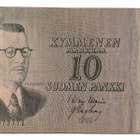 10 Markkaa 1963 ilman Litt B0573771 - pikkukuva 1