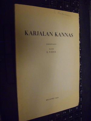 E. Voss : Karjalan Kannas ( 1 p. 1930 ) Sis. postikulun
