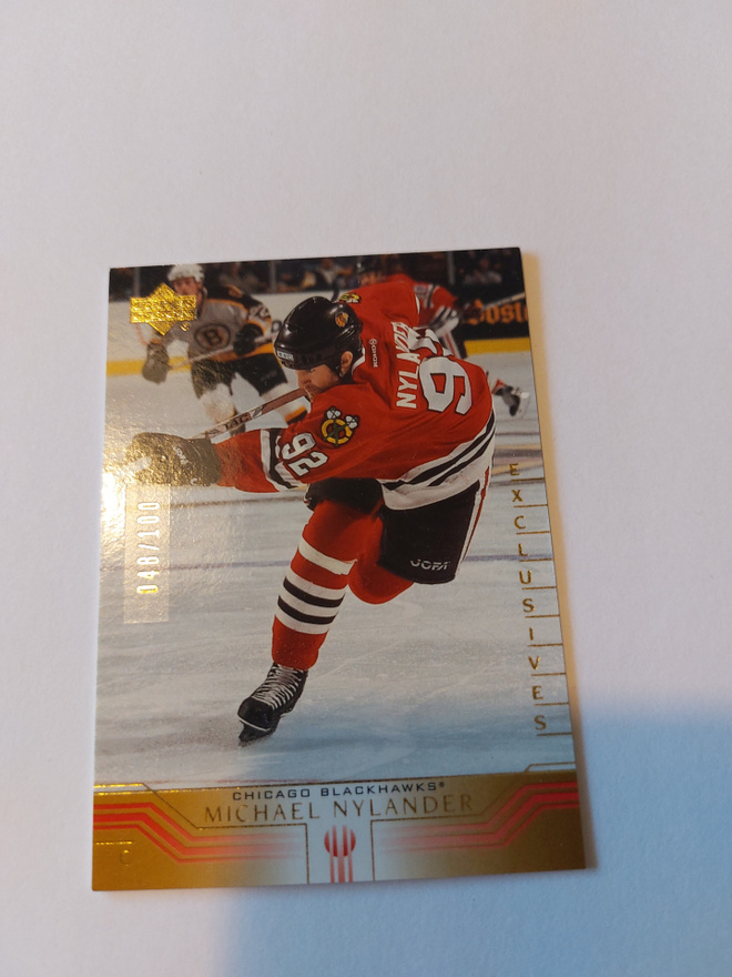 2001-02 Upper Deck Exclusives #39 Michael Nylander /100