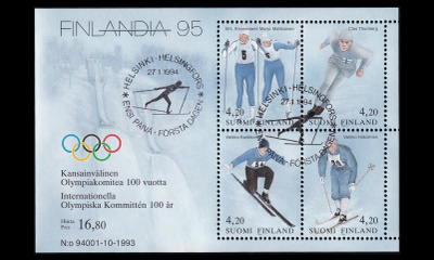 1231-4BL11 o Finlandia 95 Olympiak. 100 v EPL (1994)