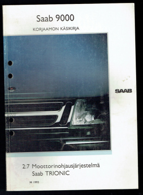 Saab 9000 Korjaamon käsikirja