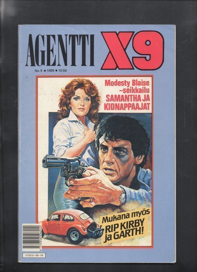 AGENTTI X9 n:o 9 1988 Samantha ja kidnappaajat