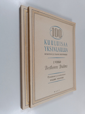 100 kuuluisaa yksinlaulua keskiäänelle pianon säestyksell...