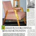 Koti n:o 4 1992 Valtimo. Sumiainen. Tuolin kunnostus. - pikkukuva 3