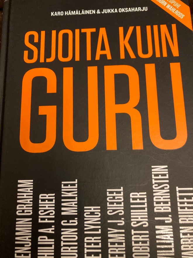 HÄMÄLÄINEN - OKSAHARJU: SIJOITA KUIN GURU