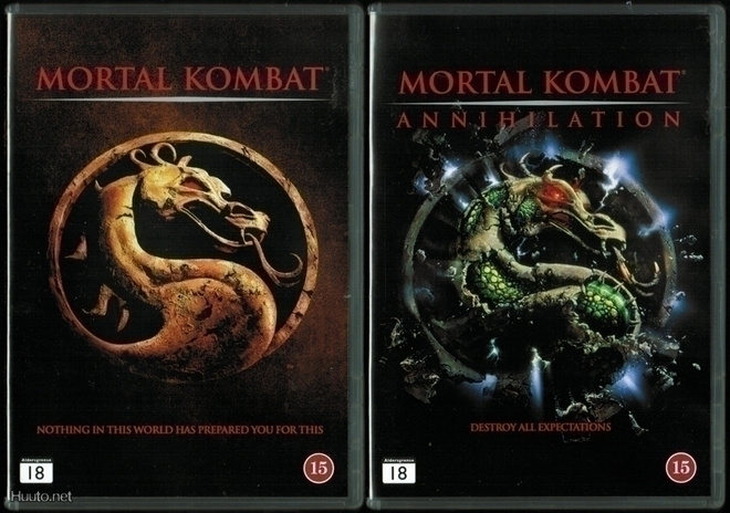 Mortal Kombat 1&2 (2DVD) uusi ja muoveissa