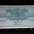 Finland Suomi 5mk 1963 ilm.litt. XF+ - pikkukuva 1