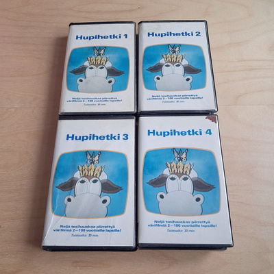 Hupihetki 1-4 BETA/VHS