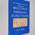 H. F. Baker : An Introduction to the Theory of Multiply P... - pikkukuva 1