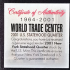 World Trade Center 2001 us statehood quater - pikkukuva 2