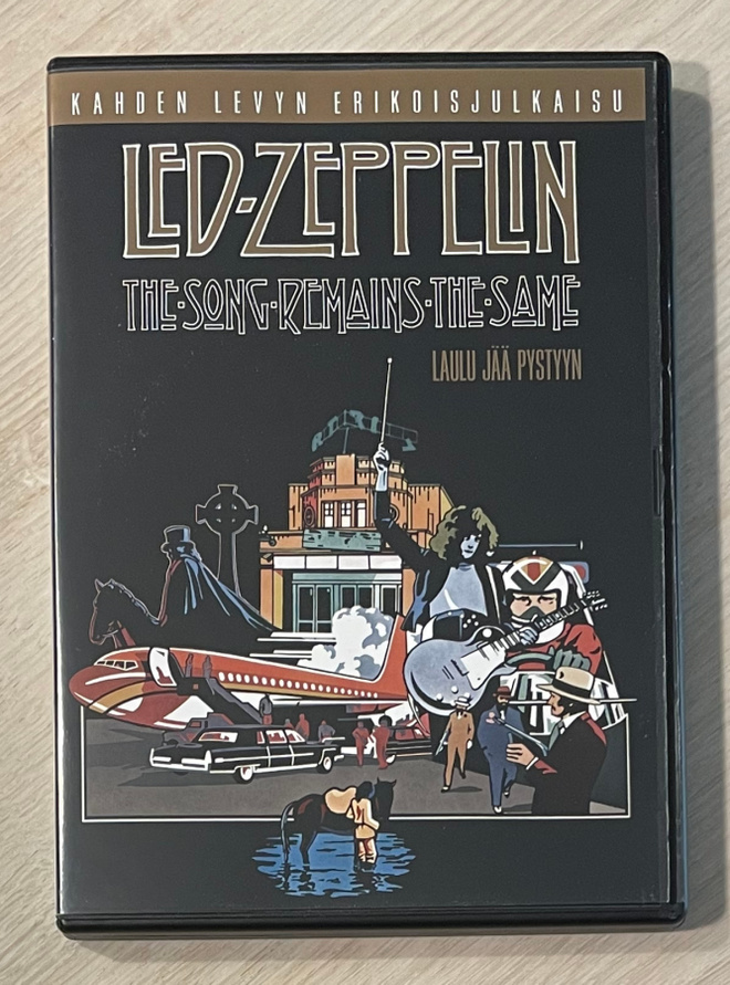 Led Zeppelin - laulu jää pystyyn (1976) Erikoisjulkaisu 2DVD
