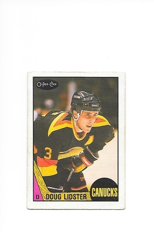 1987-88 OPC #256 Doug Lidster Vancouver Canucks