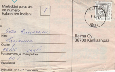 Postileima, KAIPOLA