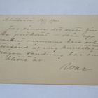 1901 Mäntsälä vastausehiö 13.1.01 sista finska postkortet - pikkukuva 2