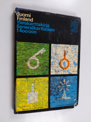 Suomi Finland yleiskarttakirja = generalkartboken 1 : 400...