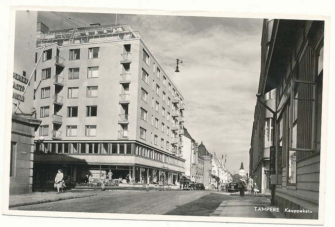 TAMPERE, Kauppakatu - vanha kortti