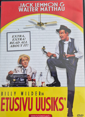 Etusivu uusiks (1974) Jack Lemmon-DVD