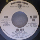 DION::RUNNING CLOSE BEHIND YOU/SEA GULL:VINYYLI 7"PROMO 1972 - pikkukuva 3