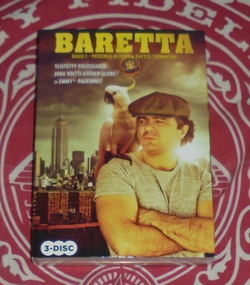 BARETTA ~ Kausi 1 ~ 3 DVD  naarmuton