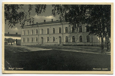Porvoo Lyseo, kulkenut 1937