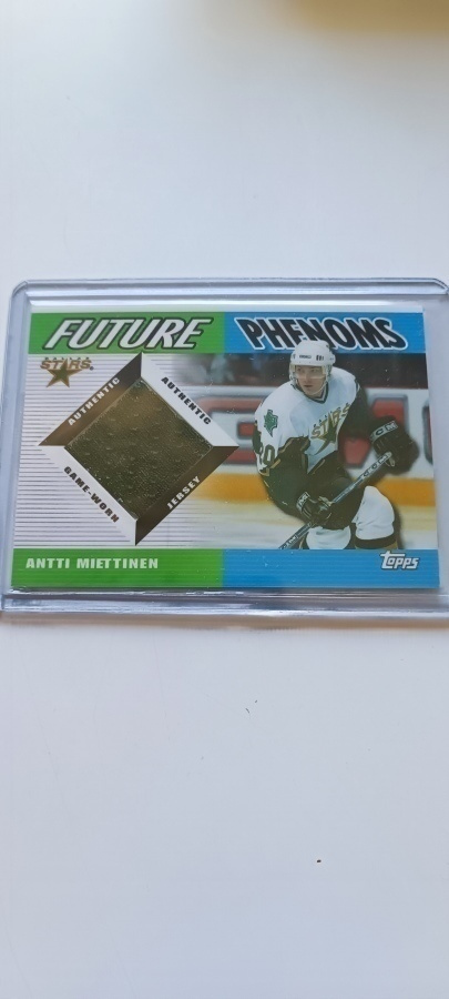 2003-04 Topps Traded Future Phenoms Jersey Antti Miettinen #