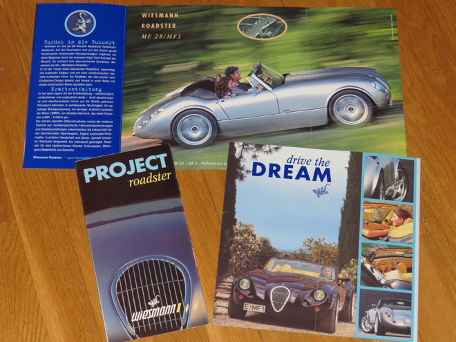 1996 Wiesmann MF3 esite - KUIN UUSI - 14 siv - 255 kmh