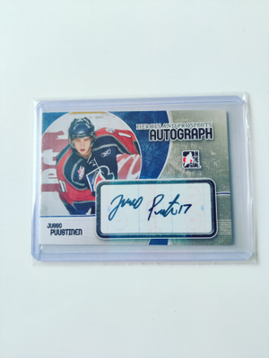 Juuso Puustinen 07-08 Heroes & Prospects Autograph
