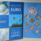 SUOMI tervetuloa euro 1c-2€ + hopeamitali kansiossa - pikkukuva 3
