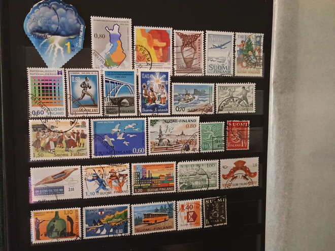 Suomi postimerkit 27kpl (leimatut)