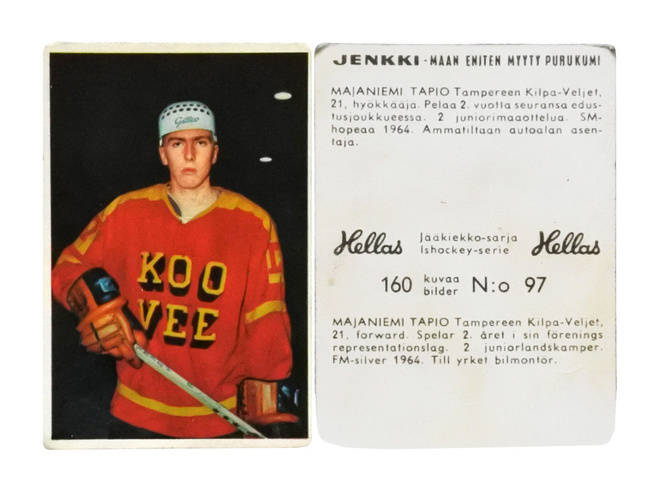 TAPIO MAJANIEMI KOOVEE KERÄILYKORTTI 1965 ILMAINEN TOIMITUS