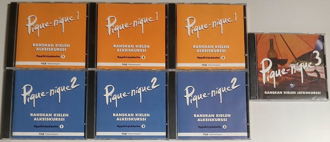 7 CD:tä Pique-nique Ranskan kielikurssi