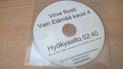 Virve Rosti - Hyökyaalto (promo-cds)