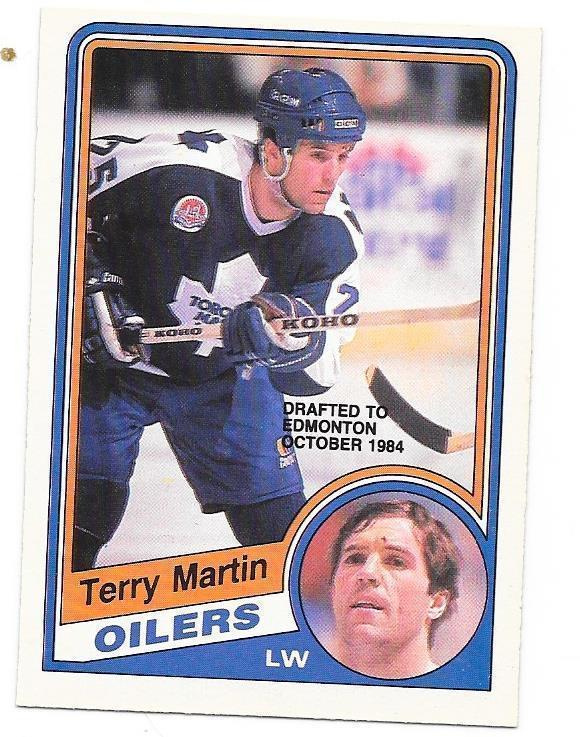 1984-85 OPC #306 Terry Martin Edmonton Oilers