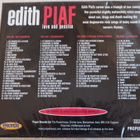 EDITH PIAF: LOVE AND PASSION (4 cdn pakkaus) *UUSI* - pikkukuva 2