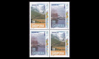 Albania 2966-7DD ** Europa loma vihkoneliö (2004)