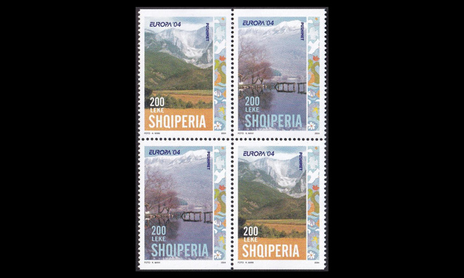 Albania 2966-7DD ** Europa loma vihkoneliö (2004)