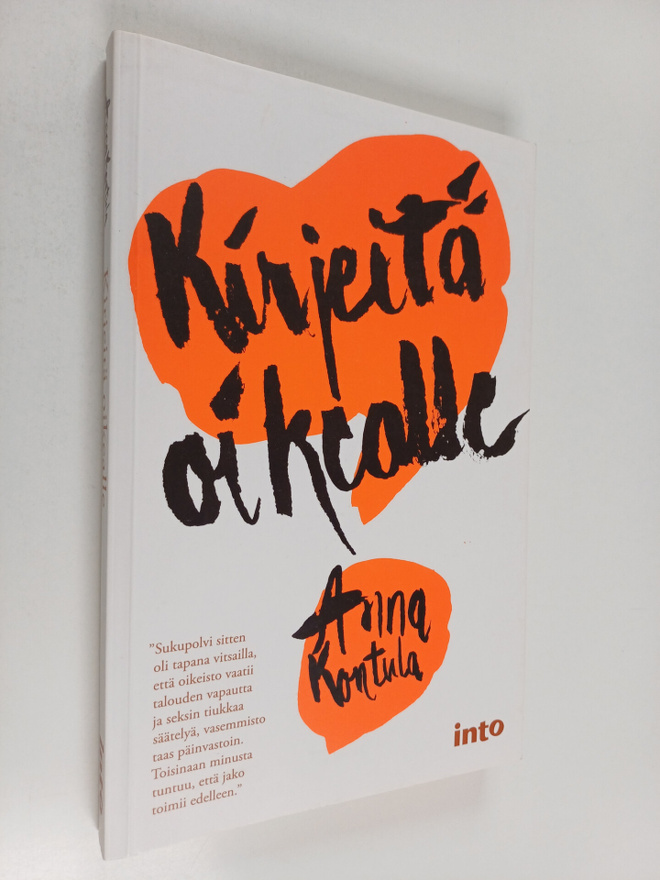 Anna Kontula : Kirjeitä oikealle