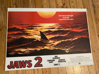 JAWS 2 Tappajahai taulu / juliste