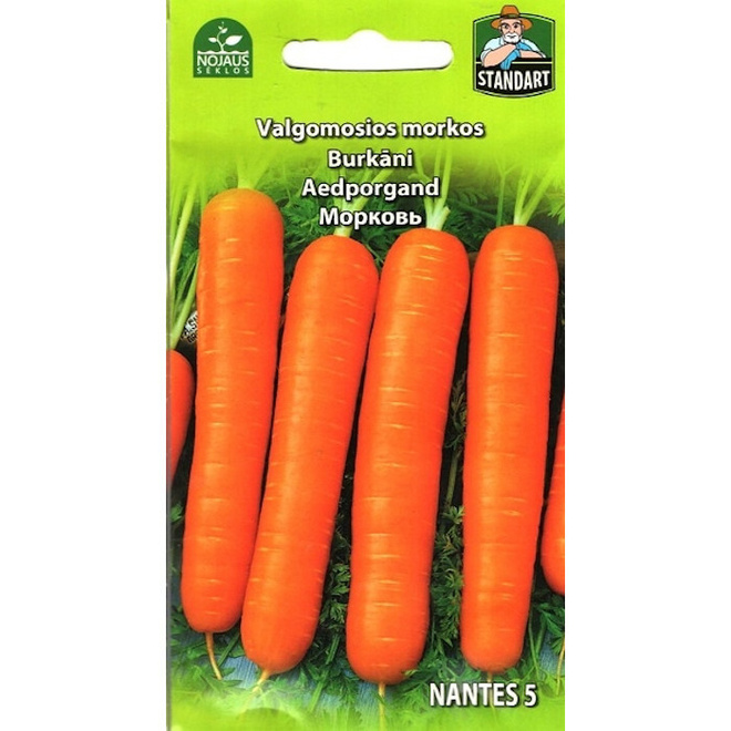 Porkkana "Nantes 5" - siemenet #