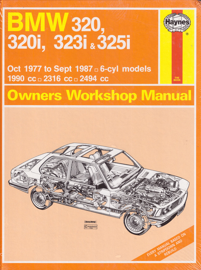 BMW 320, 323i, 325i 1977-87. 6 cyl  Korjausopas engl.