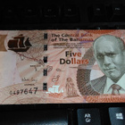 Bahamas 5 dollars 2013 P72 UNC - pikkukuva 1
